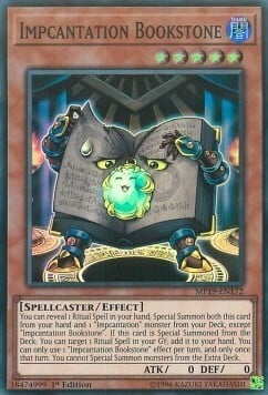 Impcantation Bookstone Card Front