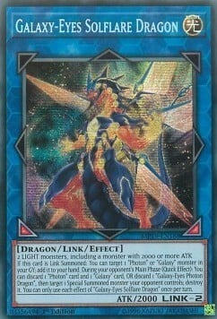 Galaxy-Eyes Solflare Dragon Card Front