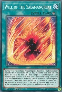 Will of the Salamangreat Card Front