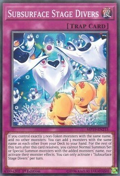 Subsurface Stage Divers Card Front