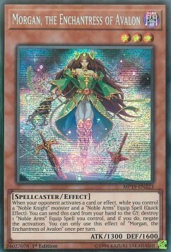 Morgan, the Enchantress of Avalon Card Front