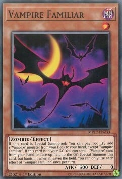 Vampire Familiar Card Front