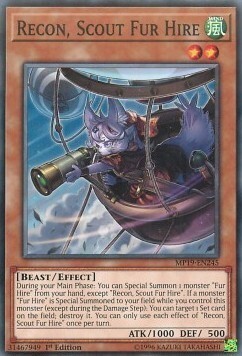 Recon, Scout Fur Hire Card Front