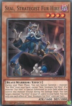 Seal, Strategist Fur Hire Card Front