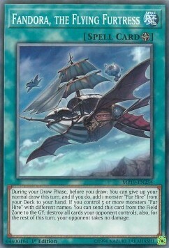 Fandora, the Flying Furtress Card Front
