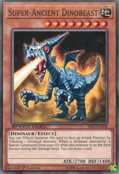 Super-Ancient Dinobeast Card Front