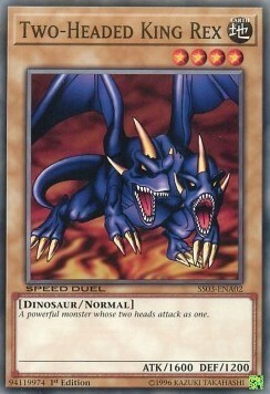 Two-Headed King Rex Card Front