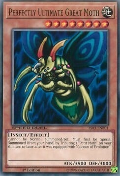 Perfectly Ultimate Great Moth Card Front
