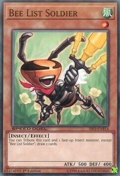 Bee List Soldier Card Front