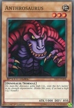 Anthrosaurus Card Front
