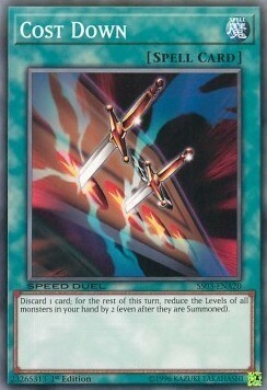 Cost Down Card Front