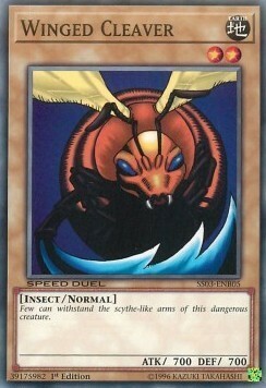 Winged Cleaver Card Front