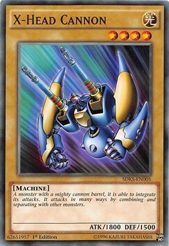 X-Head Cannon Card Front