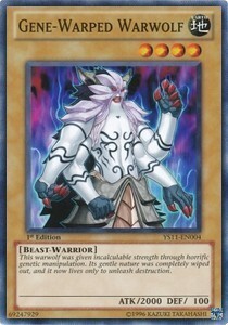 Gene-Warped Warwolf Card Front