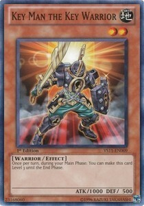 Key Man the Key Warrior Card Front