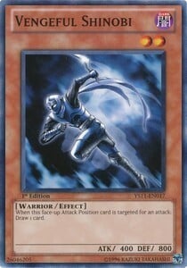 Vengeful Shinobi Card Front