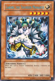 Zaborg the Thunder Monarch · Blue 009c-u