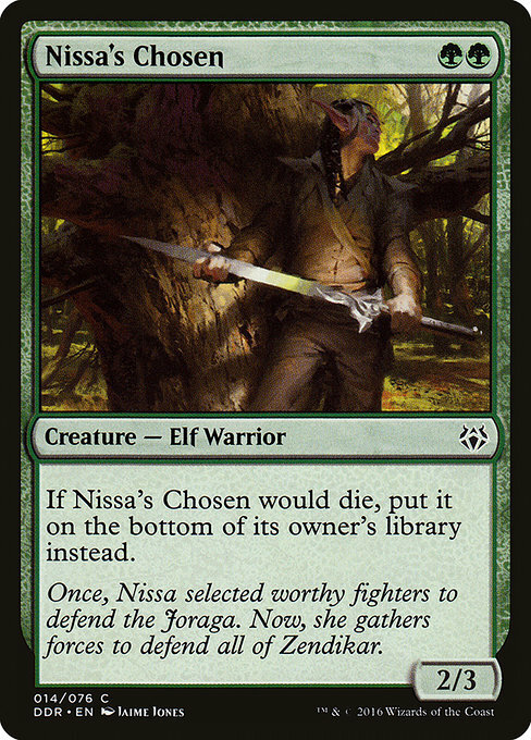 Nissa's Chosen Card Front