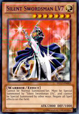 Silent Swordsman LV7 Card Front