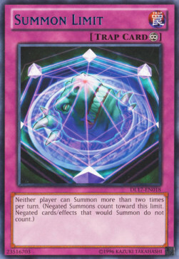 Summon Limit Card Front