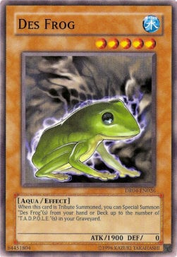 Des Frog Card Front