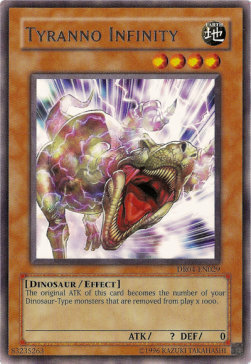 Tyranno Infinity Card Front