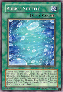 Bubble Shuffle Card Front