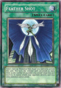 Feather Shot Card Front