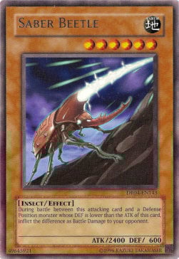 Saber Beetle Card Front