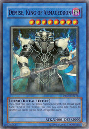 Demise, King of Armageddon · Super Rare 155