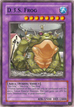 D.3.S. Frog Card Front