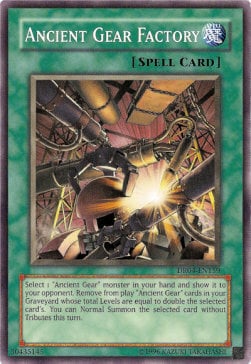 Ancient Gear Factory Card Front