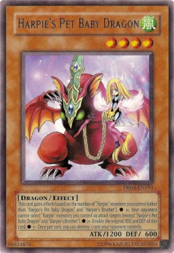 Harpie's Pet Baby Dragon Card Front