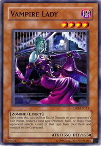 Vampire Lady Card Front