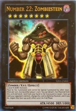 Number 22: Zombiestein Card Front