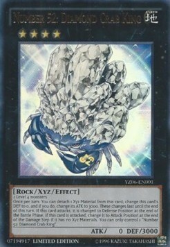 Number 52: Diamond Crab King Card Front