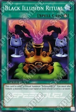 Black Illusion Ritual Card Front