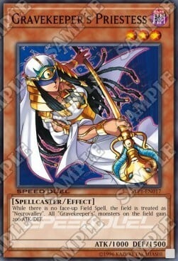Gravekeeper's Priestess Card Front