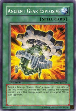 Ancient Gear Explosive Card Front