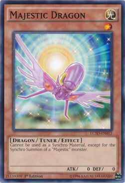 Majestic Dragon Card Front