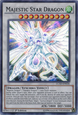 Majestic Star Dragon Card Front