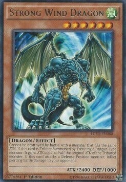Strong Wind Dragon Card Front