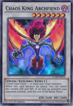 Arcidemone Re del Chaos Card Front