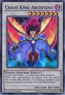 Chaos King Archfiend Card Front
