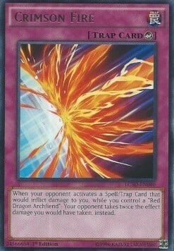 Crimson Fire Card Front