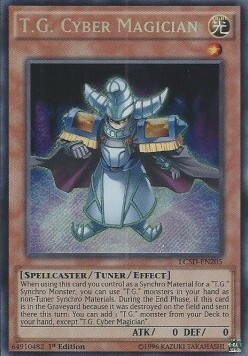T.G. Cyber Magician Card Front