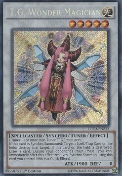 T.G. Wonder Magician Card Front