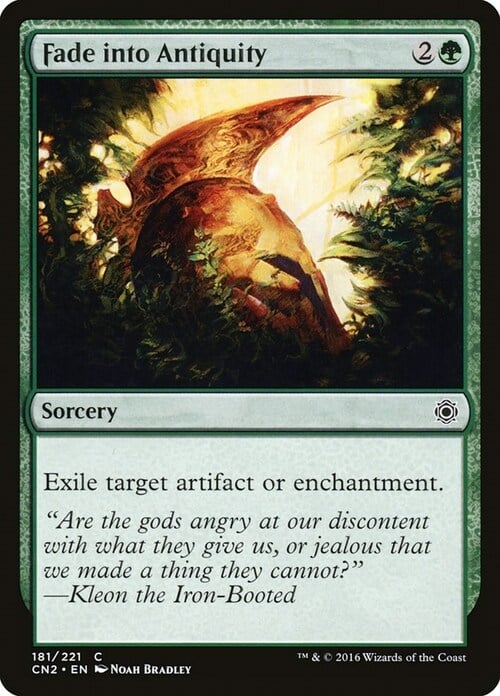 Fade into Antiquity Card Front
