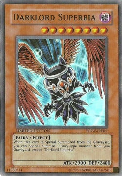 Darklord Superbia Card Front