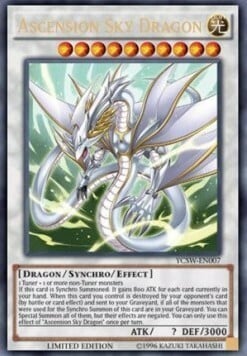 Drago Ascensione del Cielo Card Front